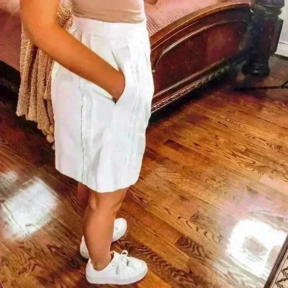 J. Crew Mini Eyelet Skirt with Pockets - Picture 8 of 10